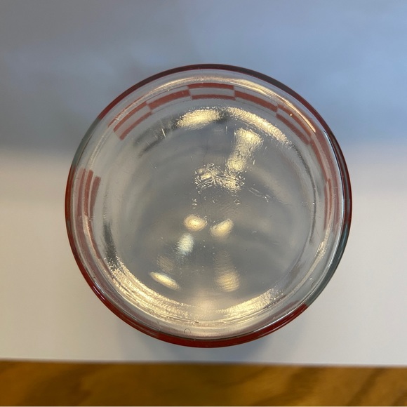 Vintage Scotty Scottie Juice Glass red black checkers - Picture 5 of 6